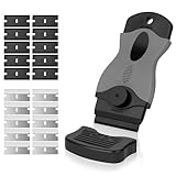 Flintronic Schaber, Keramikschaber mit 20 Edelstahl & Kunststoffklingen, Schaber Küchenschaber Set,...