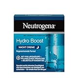 Neutrogena Hydro Boost Gesichtscreme, Nachtcreme mit Hyaluron, für jede Haut, 50ml