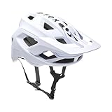 Fox Racing Unisex-Adult Speedframe Helmet Solid, CeHelmet, Weiß, L