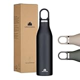Groenenberg Trinkflasche Edelstahl 500ml oder 750ml | 100% Auslaufsicher | Thermosflasche...