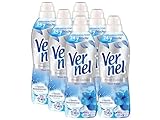 VERNEL Fresh Control Cool Fresh Weichspüler 6x 37 WL (222 Waschladungen), Wäscheduft für 24/7...