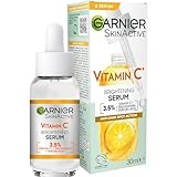 Garnier SkinActive Serum gegen dunkle Flecken, Gesichtsserum mit Vitamin C für jede Haut, Anti-Dark...