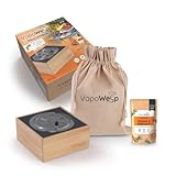 VapoWesp Räucherbox gegen Wespen und Mücken Outdoor | Aromatisierter Kaffeerauch vertreibt...