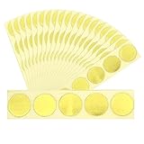 Geprägtes Aufkleber-Set – selbstklebendes Folienetikett, selbstklebendes Siegelpad, glänzendes...