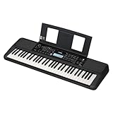 Yamaha PSR-E383 Tragbares Keyboard für Anfänger – 650 Instrumentenklänge und anschlagdynamische...