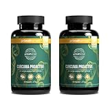 Primal Harvest® Curcuma Curcuma Extrakt mit BioPerine® Bio-Kurkuma-Pulver 95% Curcuminoide...