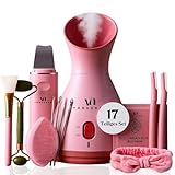 3-in-1-Nano-Ionen-Gesichtsdampfer Spa-Set | Gesichtssauna mit Aroma Diffuser und...