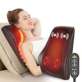 COMFIER Massagegerät, Nackenmassagegerät mit Wärme, Shiatsu Rückenmassagegerät mit 4D...