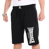 Lonsdale Herren Logo Jam Sportshorts, Schwarz, XXL EU