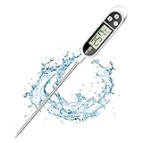 Firschoie Digitale Küchenthermometer, Digitales Thermometer für Lebensmittel mit langen Sonden,...