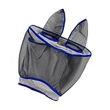 Pferde Gesichtsschutzmaske Professionelle Fliegenabdeckungen Atmungsaktiv Verstellbar Feine Maschen...