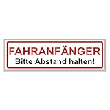 Magnetschild für Fahranfänger | Anfänger | Fahranfänger | Wieder ablösbar | 20x6cm | Kratz- und...