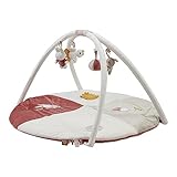 Tiamo NIJN923 Activity Krabbeldecke mit Spielbogen Miffy Hase - Fluffy pink