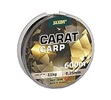 Jaxon Angelschnur Carat CARP 600m Spule Monofile Karpfen Schnur TOP (0,018€/m) (0,25mm / 11kg)