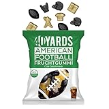 40YARDS American Football Gummibärchen Cola Geschmack (175g Tüte) - Fruchtgummi in Football Form...