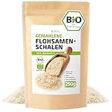 D&O Nature Products Flohsamenschalen Gemahlen Bio 250g, 99% Reinheit in Deutschland kontrolliert und...