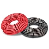 CCA Autobatteriekabel, 12 Gauge, 1,5 m, 12 AWG, kupferummantelter Aluminiumdraht für Auto,...
