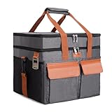 LARUTAN 30L Kühltasche Picknicktasche Thermotasche Isoliertasche, Doppelschichtig, Faltbar &...