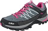 CMP Damen Rigel Low WMN Trekking Shoes WP Walking Shoe, Grey-Fuxia-Ice, 43 EU