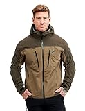 RevolutionRace Silence Proshell 3L Jacket, Herrenjacke, belüftete und wasserdichte Jacke für...