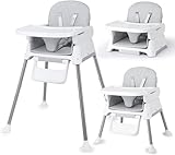 Bellababy 3in1 Baby Hochstühle ab Geburt, Kinderhochstuhl Klappbar,Babystuhl Sitz Verstellbarer...