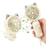 Gukasxi Tragbarer Handventilator Faltbarer Mini USB Ventilator mit Wiederaufladbarem Akku Klein...