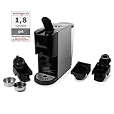 PRINCESS Multikapsel-Kaffeemaschine 4-in-1 – 1450 Watt, Kapsel, Pads, Gemahlenen Kaffee, BPA-Frei,...