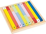 small foot 11167 Rechenstäbchen Educate aus Holz, Vorschulspielzeug mit 1er bis 10er-Stäbchen, ab...