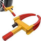 XMTECH Universal Wegfahrsperre Radkralle Reifenkralle, Parkkralle Radschloss Diebstahlsicherung mit...