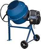 Scheppach Betonmischer MIX200 Rührwerk | 850W Leistung | Fassungsvermögen 200L | Drehzahl 29,5...