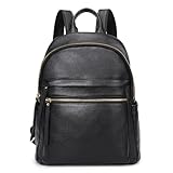 Kattee Damen-Rucksack aus echtem Leder, multifunktional, eleganter Tagesrucksack, weiches Leder,...