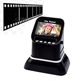 GEHPYYDS Film- und Diascanner mit großem 4,3-Zoll-LCD-Bildschirm,Negative und Dias bis hin zu...