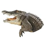 Angoily Schwimmender Krokodilkopf Gartendekoration Teichfigur Außenbereich Realistische...
