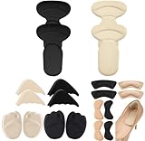 SHSHbuy 8 Paar High Heel Cushion Pads,Schuhfüller Schuhpads Fusspolster Pads Verhindert Rutschen...