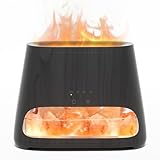 SALKING 2-in-1 Aroma Diffuser & Salt Range Pakistan Leuchte, Flammeneffekt Diffusor Aromatherapie...