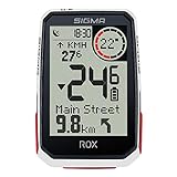 SIGMA Sport ROX 4.0 White| Fahrradcomputer kabellos GPS & Navigation inkl. GPS Halterung | Outdoor...