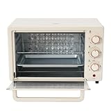 Minibackofen mit Umluft 22L Mini Ofen mit Backblech, Mini Backofen stufenlose Temperaturregelung bis...