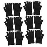 Artibetter 15 Paar Halbfinger Handschuhe Arbeitshandschuhe Für Herren Halbfinger Arbeitshandschuhe...