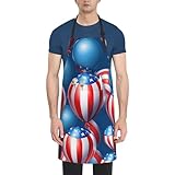 HVTTIOR Küchenschürze mit Cartoon-Ballon-Druck, wasserdicht, 71,1 x 83,8 cm, für Erwachsene, mit...