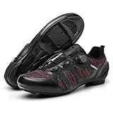 Mateju Rennradschuhe SPD Herren Damen 36-47EU, Fahrradschuhe mit Klicksystem Herren Damen...