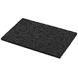 Terrassenpads 90 x 60 x 3mm (100 Stk.) - Terrassen Pads aus Gummi - Unterlegpads aus Gummigranulat...