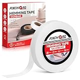 FIXCHORD Saumband, Saumband zum Aufbügeln, Bügelband zum Aufbügeln, Bügelband zum Kürzen für...