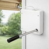 GWAEPU Rolladen Kurbelwickler für Gurt: Getriebewickler für Rolladengurt mit Kurbelgriff und 5 m...