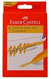 Faber-Castell Gel-Textliner, 6 Stück, Orange