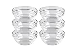 Luminarc, Serie Empilable, Schüssel 12 cm, im 6-er Set, Glas, stapelbare Salatschüsseln in...