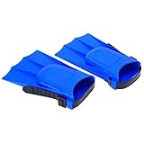 1 Paar PVC Kinder Leichte Tauch-Schwimm-Trainingsflossen Schnorcheln Kurze Flossen (25 bis 30 Meter)