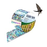 halercay 1 Rolle 80m x 2,4cm Reflektierendes Vogelabwehr-Band, Taubenabwehr für Balkon Garten...