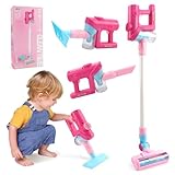 Staubsauger Spielzeug Set, Reinigungswerkzeuge für Kinder 3 4 5 6 Jahren Spielzeugstaubsauger...
