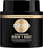 Syoss Haarmaske Renew 7 Boost (500 ml), 4-in-1 Haarkur für stark geschädigtes Haar, Hair Repair...
