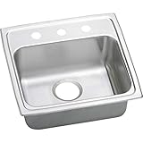 elkao| # Elkay lradq1919551 18 Gauge Edelstahl 49,5 x 48,3 x 12,7 cm Single Bowl Top Mount Küche...